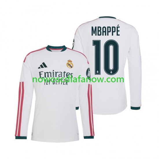 Koszulka Real Madryt Mbappé Kylian 10 Męska Domowy Komplet 2026-2027 Długie Rękawy