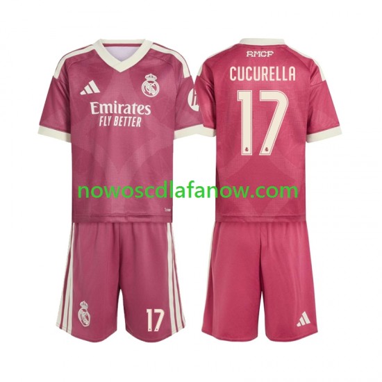Koszulka Real Madryt Marc Cucurella 17 Dziecięca Trzeci Komplet 2026-2027 Krótkie Rękawy
