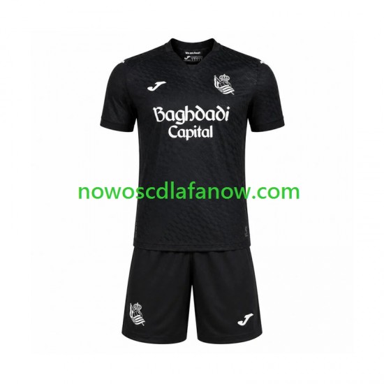 Koszulka Real Sociedad Dziecięca Wyjazdowy Komplet 2026-2027 Krótkie Rękawy