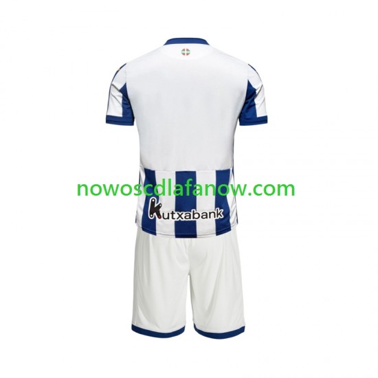 Koszulka Real Sociedad Dziecięca Domowy Komplet 2026-2027 Krótkie Rękawy