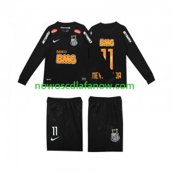 Koszulka Santos NEYMAR JR 11 Classic 2012 2013 Retro Dziecięca Wyjazdowy Komplet Długie Rękawy