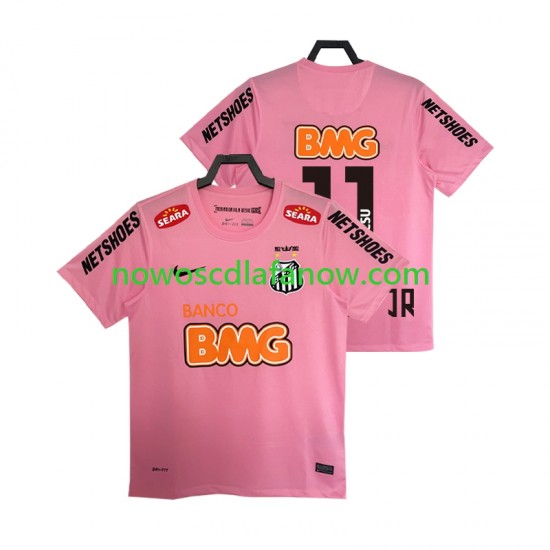 Koszulka Santos Neymar JR 11 2012 2013 Retro Męska Czwarty Komplet Krótkie Rękawy