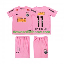 Koszulka Santos Neymar JR 11 2012 2013 Retro Dziecięca Czwarty Komplet Krótkie Rękawy