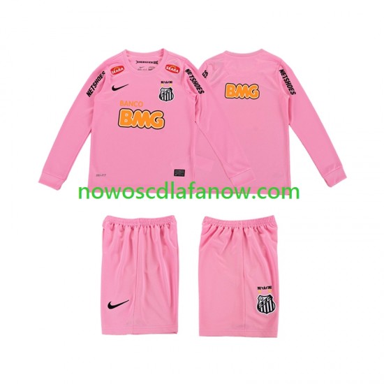 Koszulka Santos 2012 2013 Retro Dziecięca Czwarty Komplet Długie Rękawy