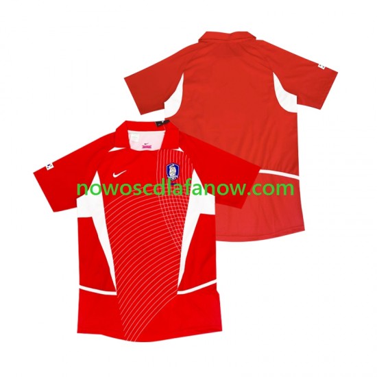 Koszulka Reprezentacja Korei Południowej Retro Męska Domowy Komplet 2002 Krótkie Rękawy