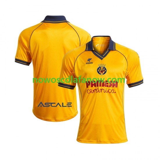 Koszulka Villarreal CF Retro Męska Domowy Komplet 2025-2026 Krótkie Rękawy