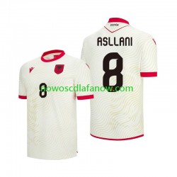 Koszulka Reprezentacja Albanii Kristjan Asllani 8 Męska Wyjazdowy Komplet World Cup 2026 Krótkie Rękawy