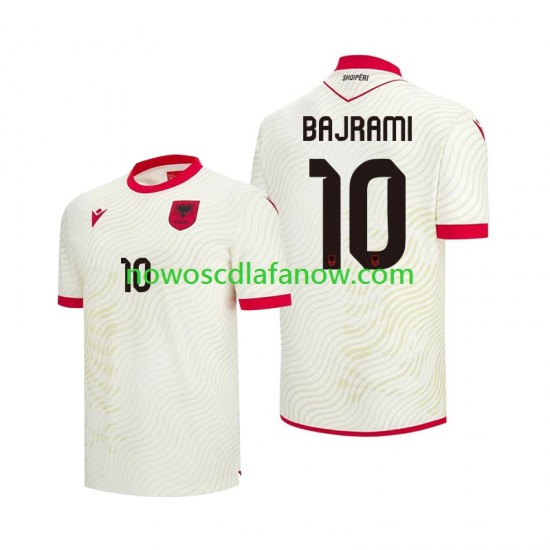 Koszulka Reprezentacja Albanii Nedim Bajrami 10 Męska Wyjazdowy Komplet World Cup 2026 Krótkie Rękawy