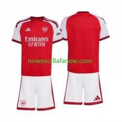 Koszulka Arsenal Dziecięca Domowy Komplet 2026-2027 Krótkie Rękawy