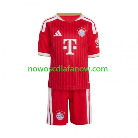 Koszulka Bayern Monachium Dziecięca Domowy Komplet 2026-2027 Krótkie Rękawy