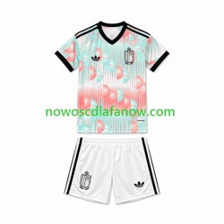 Koszulka Reprezentacja Belgii Dziecięca Wyjazdowy Komplet World Cup 2026 Krótkie Rękawy