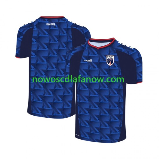 Koszulka Cape Verde Męska Domowy Komplet World Cup 2026 Krótkie Rękawy