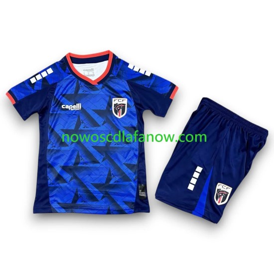 Koszulka Cape Verde Dziecięca Domowy Komplet World Cup 2026 Krótkie Rękawy