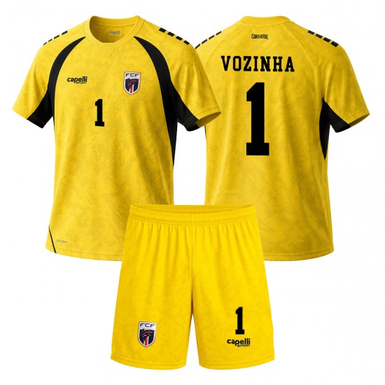 Koszulka Cape Verde Vozinha 1 Dziecięca Wyjazdowy Komplet World Cup 2026 Krótkie Rękawy