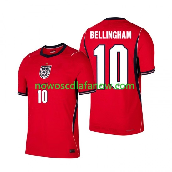 Koszulka Reprezentacja Anglii Jude Bellingham 10 Męska Wyjazdowy Komplet World Cup 2026 Krótkie Rękawy