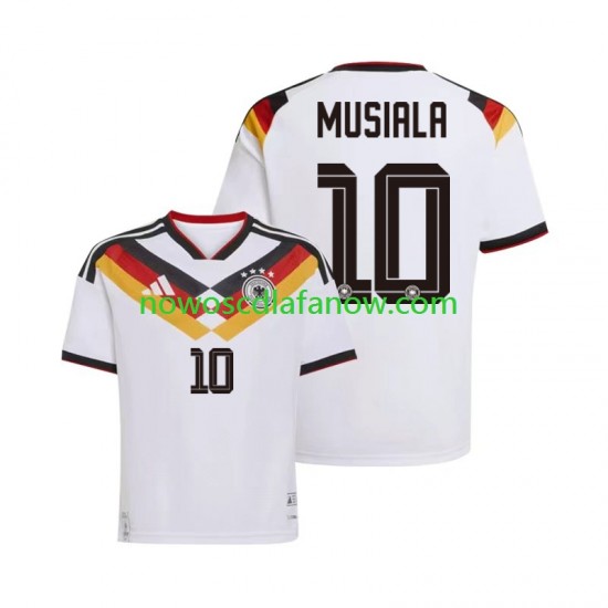 Koszulka Reprezentacja Niemiec Jamal Musiala 10 Męska Domowy Komplet World Cup 2026 Krótkie Rękawy