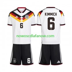 Koszulka Reprezentacja Niemiec Joshua Kimmich 6 Dziecięca Domowy Komplet World Cup 2026 Krótkie Rękawy