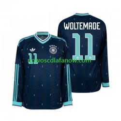 Koszulka Reprezentacja Niemiec Nick Woltemade 11 Męska Wyjazdowy Komplet World Cup 2026 Długie Rękawy