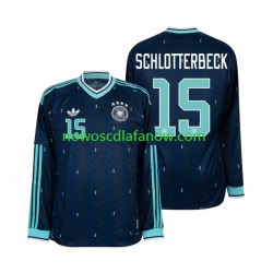 Koszulka Reprezentacja Niemiec Nico Schlotterbeck 15 Męska Wyjazdowy Komplet World Cup 2026 Długie Rękawy