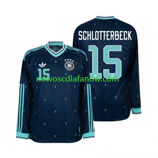 Koszulka Reprezentacja Niemiec Nico Schlotterbeck 15 Męska Wyjazdowy Komplet World Cup 2026 Długie Rękawy
