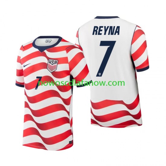Koszulka Giovanni Reyna 7 Męska Domowy Komplet World Cup 2026 Krótkie Rękawy