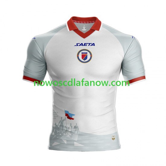 Koszulka Haiti Męska Wyjazdowy Komplet World Cup 2026 Krótkie Rękawy