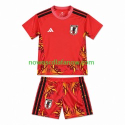 Koszulka Reprezentacja Japonii Bramkarskie Dziecięca Domowy Komplet World Cup 2026 Krótkie Rękawy