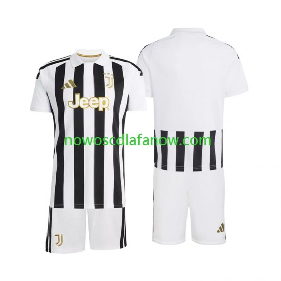 Koszulka Juventus Dziecięca Domowy Komplet 2026-2027 Krótkie Rękawy