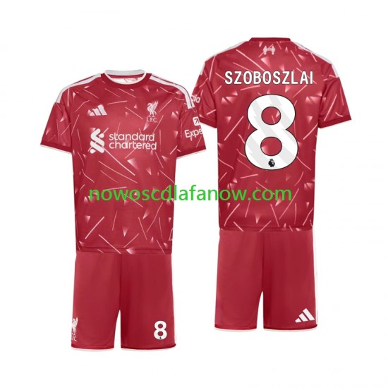 Koszulka Liverpool Dominik Szoboszlai 8 Dziecięca Domowy Komplet 2026-2027 Krótkie Rękawy