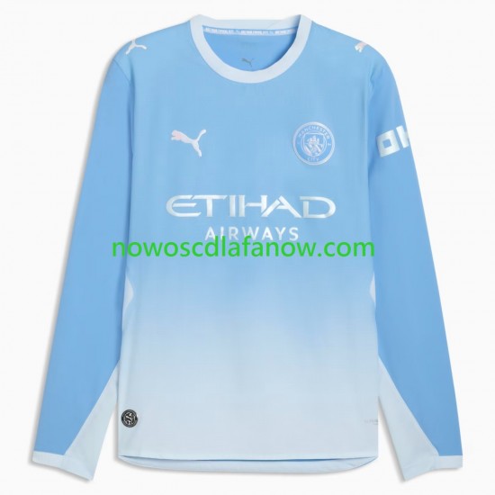 Koszulka Manchester City Męska Domowy Komplet 2026-2027 Długie Rękawy