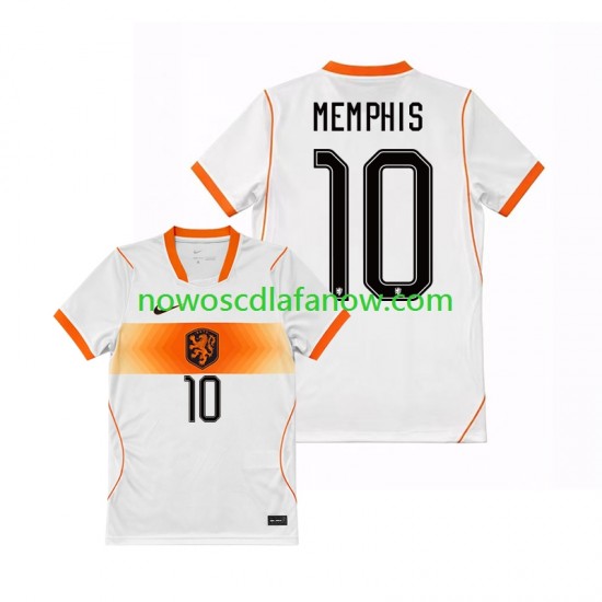 Koszulka Reprezentacja Holandii Memphis Depay 10 Męska Wyjazdowy Komplet World Cup 2026 Krótkie Rękawy