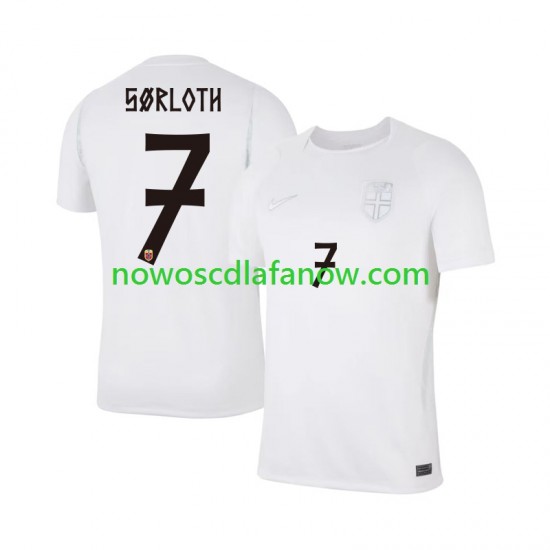 Koszulka Reprezentacja Norwegii Alexander Sorloth 7 Męska Trzeci Komplet World Cup 2026 Krótkie Rękawy