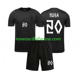Koszulka Reprezentacja Norwegii Antonio NUSA 20 Dziecięca Wyjazdowy Komplet World Cup 2026 Krótkie Rękawy