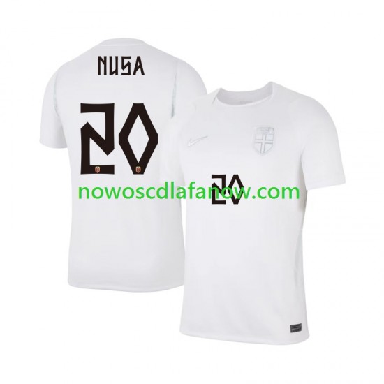 Koszulka Reprezentacja Norwegii Antonio NUSA 20 Męska Trzeci Komplet World Cup 2026 Krótkie Rękawy