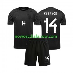 Koszulka Reprezentacja Norwegii Julian Ryerson 14 Dziecięca Wyjazdowy Komplet World Cup 2026 Krótkie Rękawy