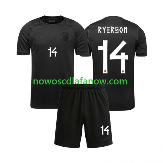 Koszulka Reprezentacja Norwegii Julian Ryerson 14 Dziecięca Wyjazdowy Komplet World Cup 2026 Krótkie Rękawy