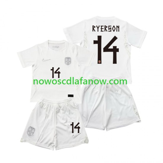 Koszulka Reprezentacja Norwegii Julian Ryerson 14 Dziecięca Trzeci Komplet World Cup 2026 Krótkie Rękawy
