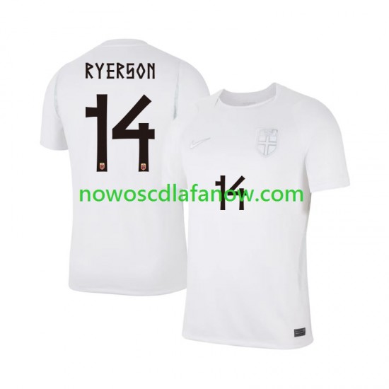 Koszulka Reprezentacja Norwegii Julian Ryerson 14 Męska Trzeci Komplet World Cup 2026 Krótkie Rękawy