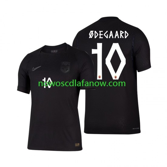 Koszulka Reprezentacja Norwegii Martin Odegaard 10 Męska Wyjazdowy Komplet World Cup 2026 Krótkie Rękawy