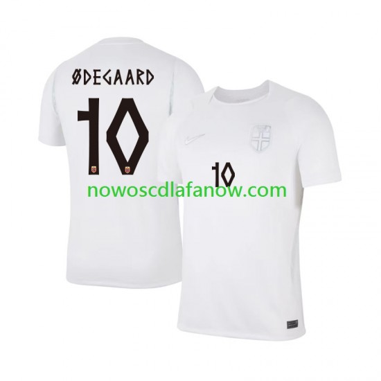 Koszulka Reprezentacja Norwegii Martin Odegaard 10 Męska Trzeci Komplet World Cup 2026 Krótkie Rękawy