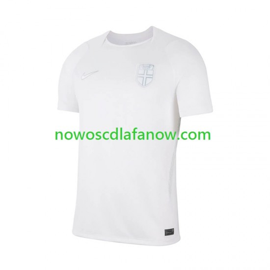 Koszulka Reprezentacja Norwegii Męska Trzeci Komplet World Cup 2026 Krótkie Rękawy