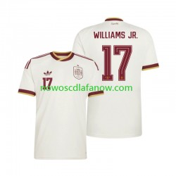 Koszulka Reprezentacja Hiszpanii Nico Williams 17 Męska Wyjazdowy Komplet World Cup 2026 Krótkie Rękawy