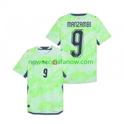 Koszulka Reprezentacja Szwajcarii Johan Manzambi 9 Męska Wyjazdowy Komplet World Cup 2026 Krótkie Rękawy