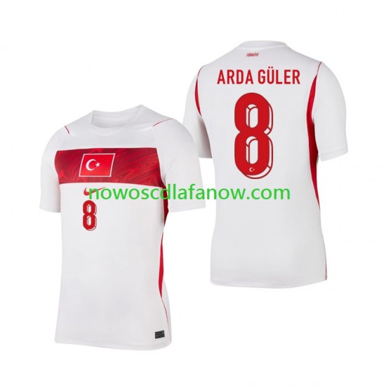 Koszulka Reprezentacja Turcji Arda Guler 8 Męska Wyjazdowy Komplet World Cup 2026 Krótkie Rękawy