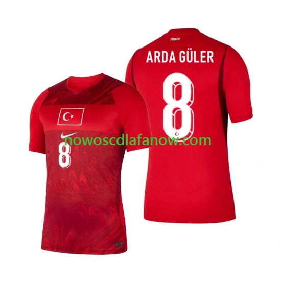 Koszulka Reprezentacja Turcji Arda Guler 8 Męska Domowy Komplet World Cup 2026 Krótkie Rękawy