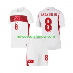Koszulka Reprezentacja Turcji Arda Guler 8 Dziecięca Wyjazdowy Komplet World Cup 2026 Krótkie Rękawy