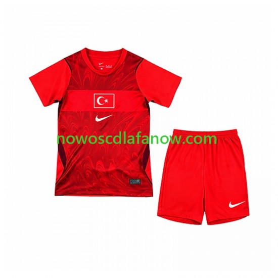 Koszulka Reprezentacja Turcji Dziecięca Domowy Komplet World Cup 2026 Krótkie Rękawy