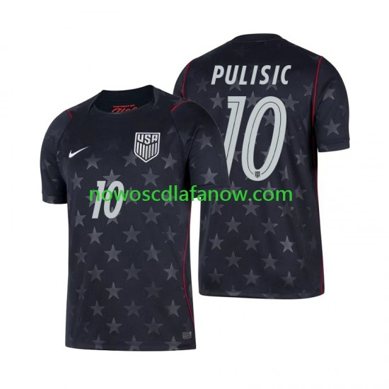 Koszulka Reprezentacja Stanów Zjednoczonych Christian Pulisic 10 Męska Wyjazdowy Komplet World Cup 2026 Krótkie Rękawy