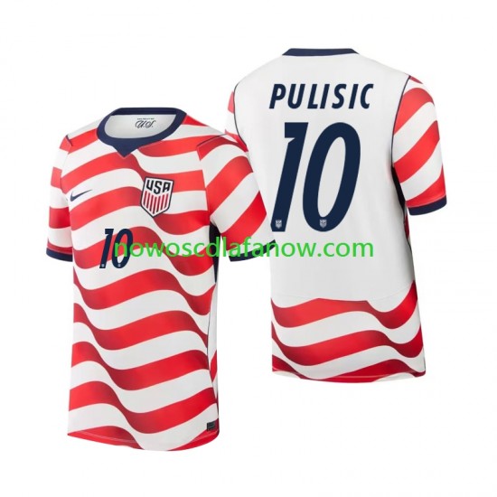 Koszulka Reprezentacja Stanów Zjednoczonych Christian Pulisic 10 Męska Domowy Komplet World Cup 2026 Krótkie Rękawy