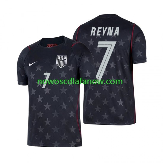 Koszulka Reprezentacja Stanów Zjednoczonych Giovanni Reyna 7 Męska Wyjazdowy Komplet World Cup 2026 Krótkie Rękawy